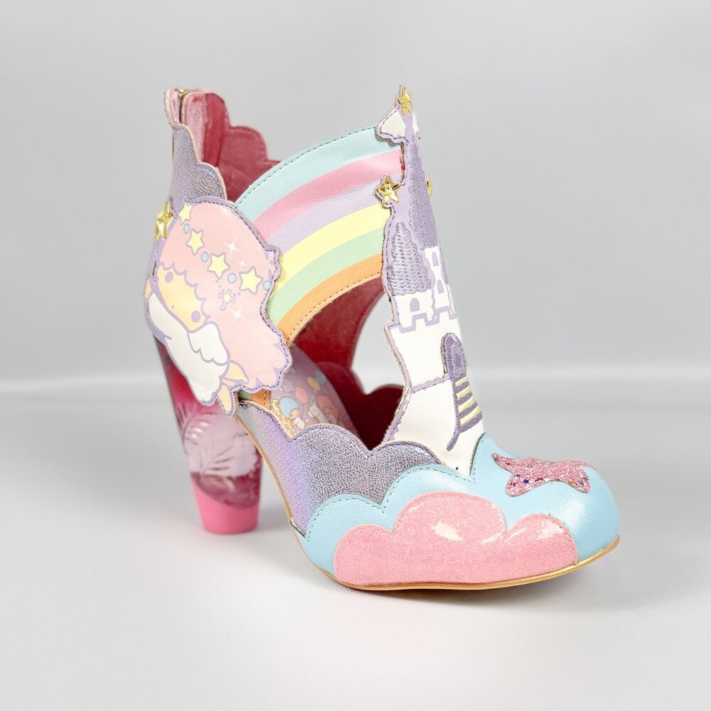 Irregular Choice x Sanrio Smiling Down At You Little Twin Stars Heels – Size 40 - Picture 7 of 10